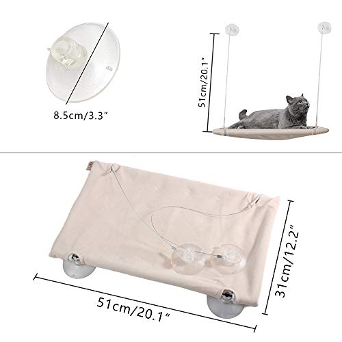 All For Paws Cat Window Perch Cat Resting Seat Perch Window Hammock