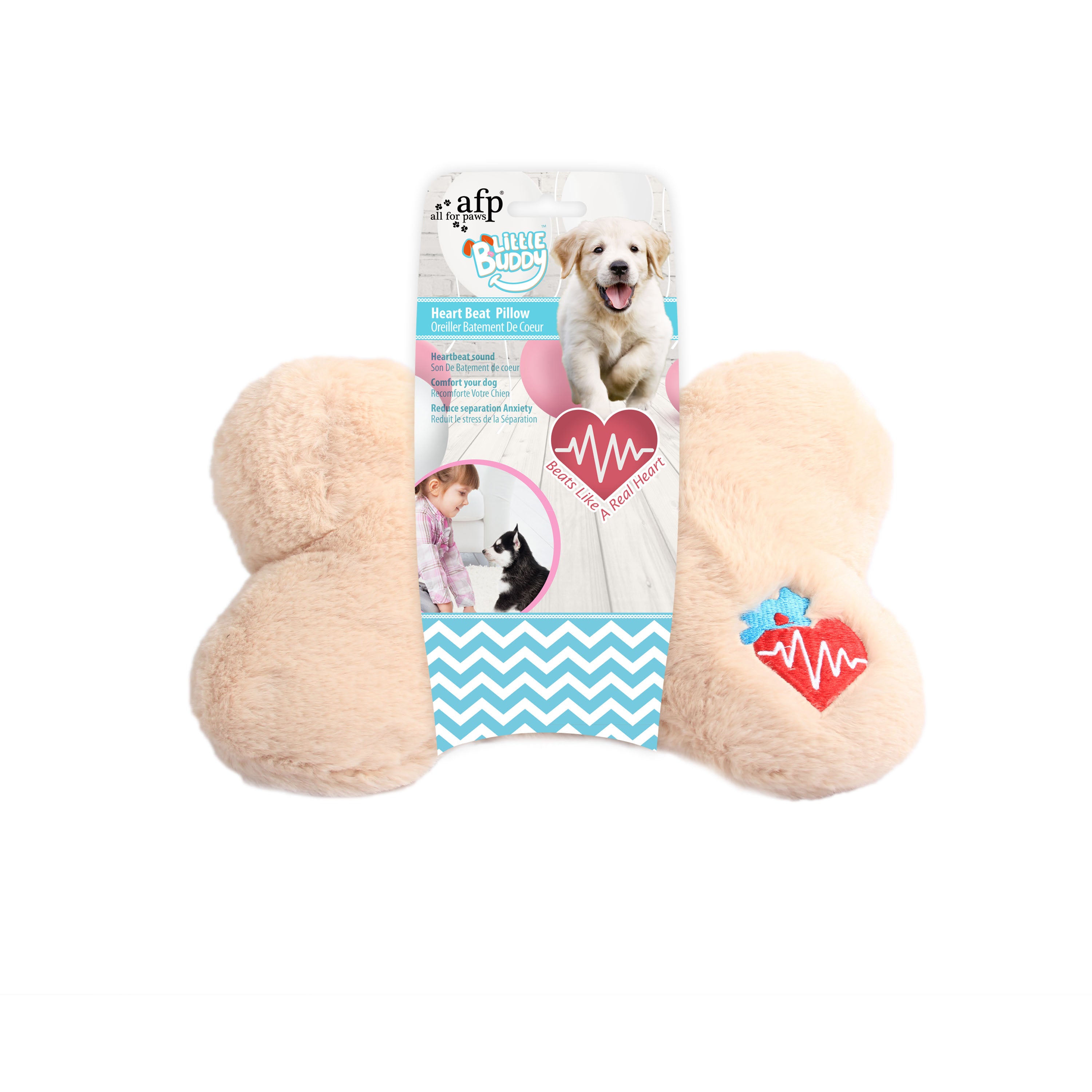 All For Paws Heart Beat Pillow
