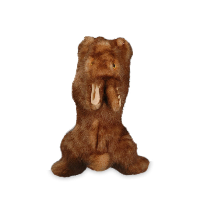 All For Paws Brown Rabbit Squeaky Plush Dog Toy