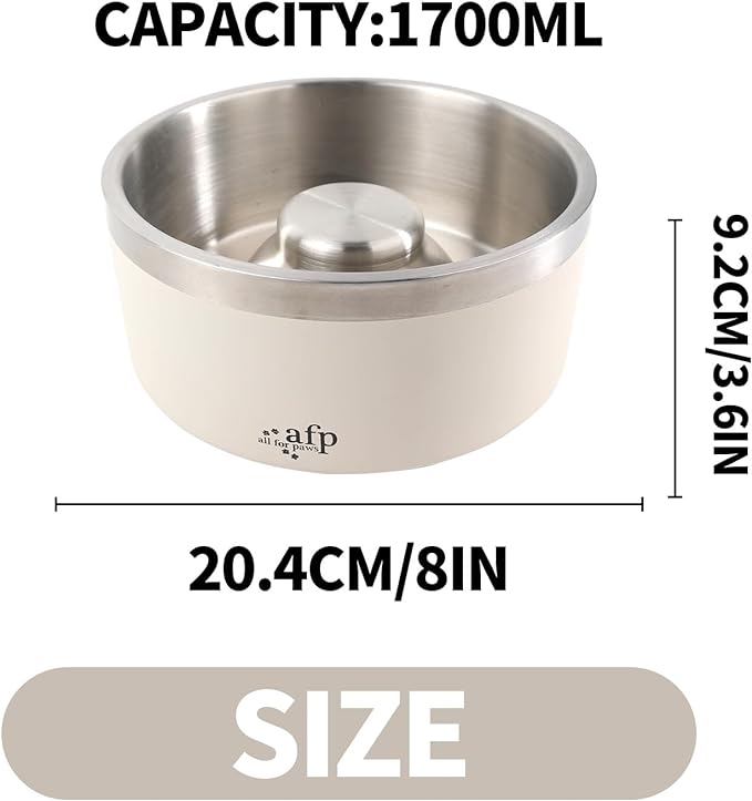 All For Paws Slow Feeding Pet Bowl