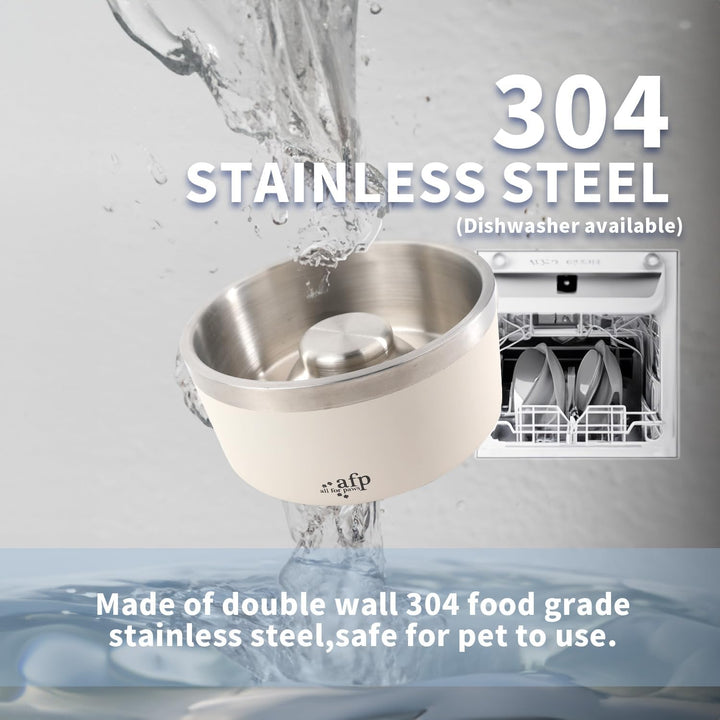 All For Paws Slow Feeding Pet Bowl