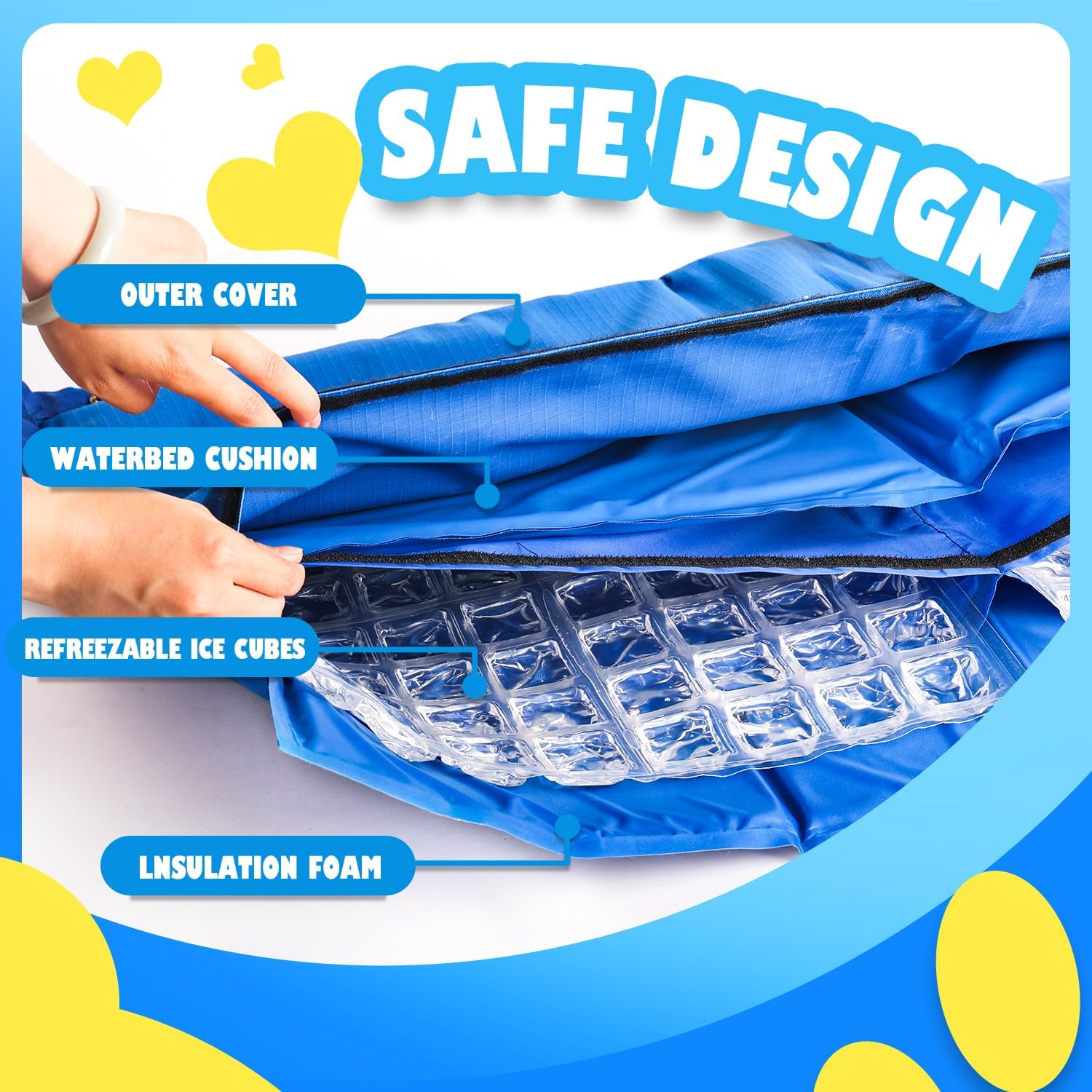 AFP Natural Cooling Mat for Pets | Stay Cool & Refreshed in Hot Summers