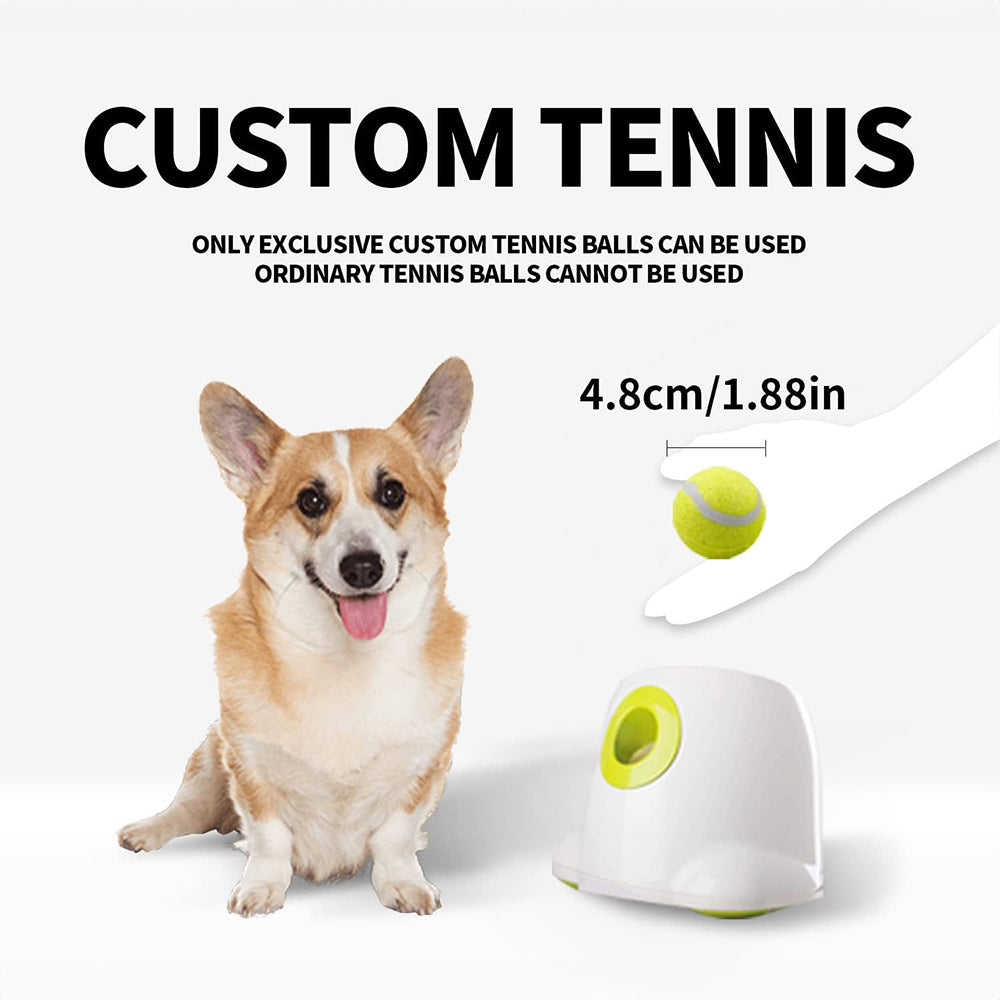 All For Paws Hyper Fetch Super Bounce Tennis Ball Interactive Dog Toy | Pack of 6