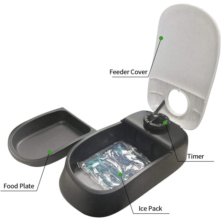 Pawise Automatic Pet Feeder Water Bowl Dog & Cat Food Dispenser