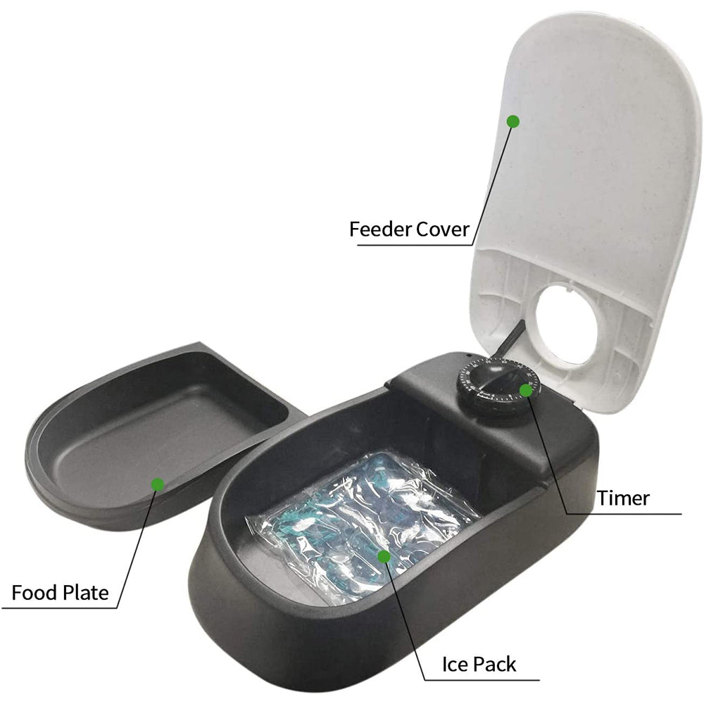 Pawise Automatic Pet Feeder Water Bowl Dog & Cat Food Dispenser