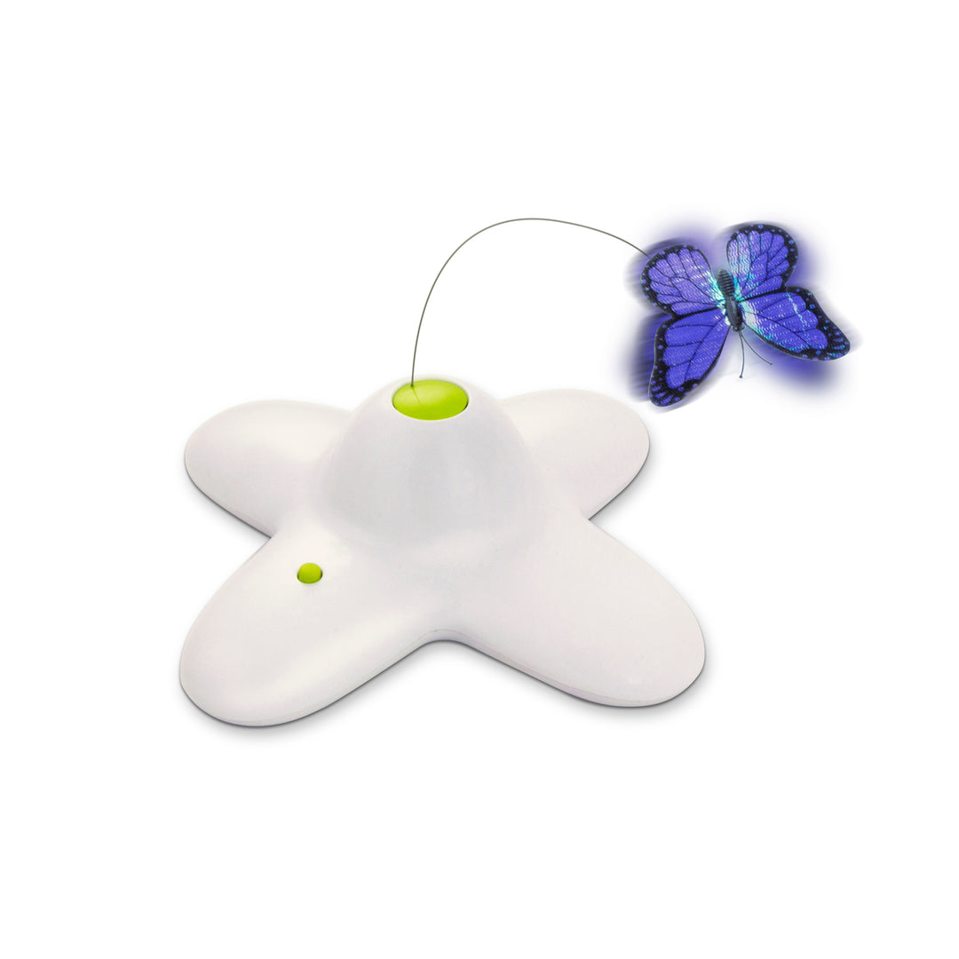 All For Paws Flutter Bug Rotating Butterfly Interactive Cat Toy