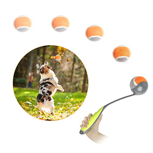 Pawise Dog Ball Launcher Tennis Ball Thrower Dog Fetch Toy