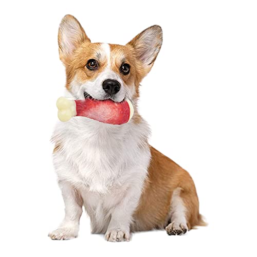 All For Paws Chicken Thigh Puppy Teething Toy Durable Dog Chew Toy