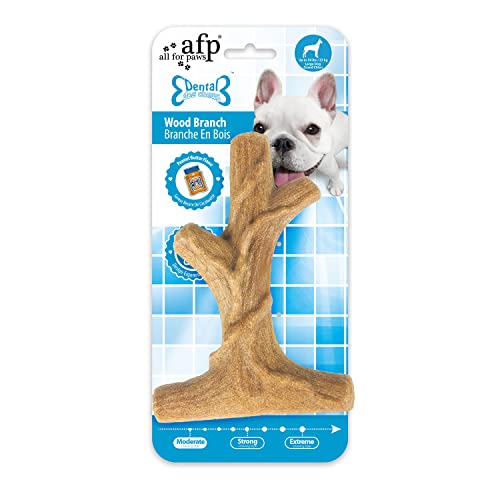 All For Paws Dog Chew Wood Branch Toy Puppy Teething Toys for Moderate Chewer