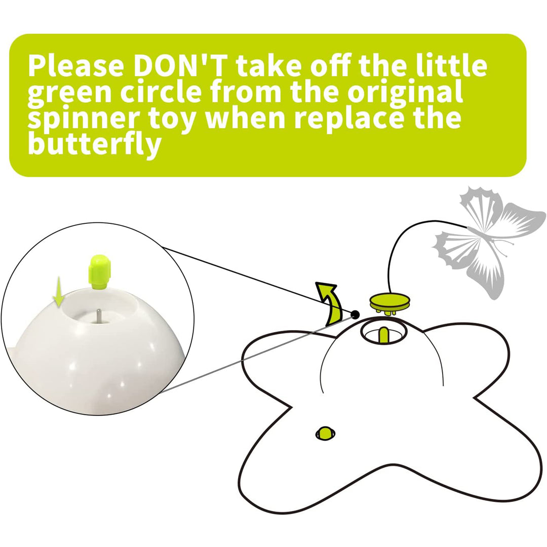 All for Paws Flutter Bug Re-Fill Replacement Butterflies Interactive Cat Toy