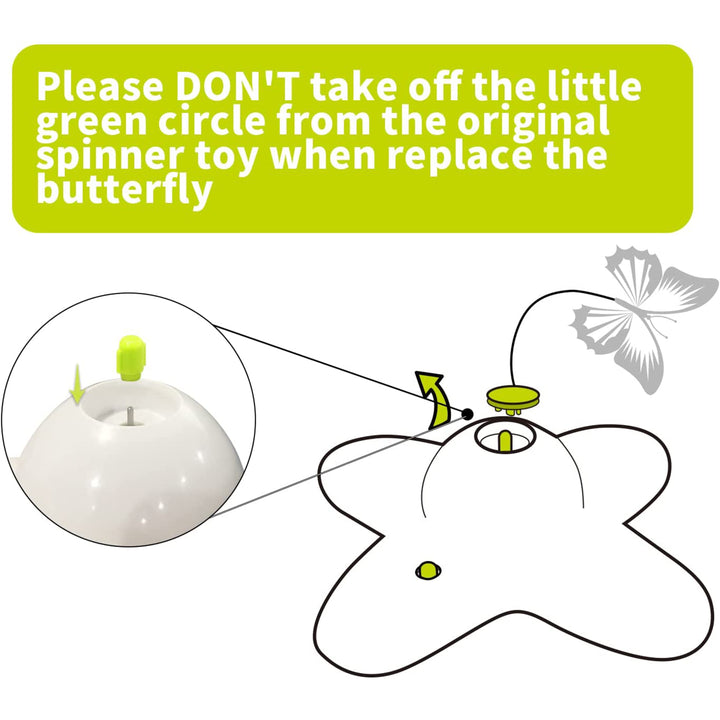 All for Paws Flutter Bug Re-Fill Replacement Butterflies Interactive Cat Toy