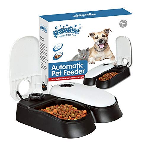 Pawise Automatic Pet Feeder Water Bowl Dog & Cat Food Dispenser
