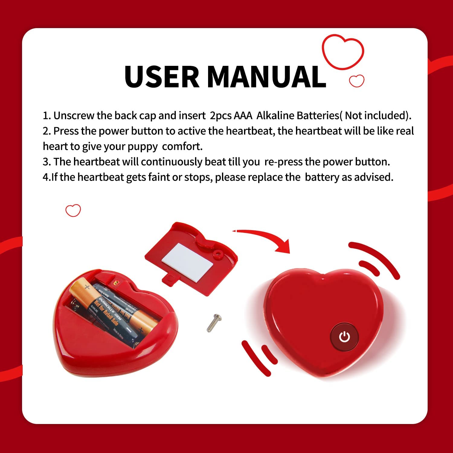 Beating heart pillow deals