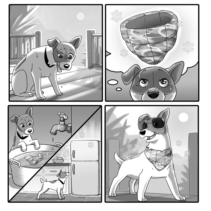 Dog sales ice bandana