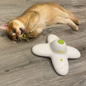 All For Paws Flutter Bug Rotating Butterfly Interactive Cat Toy
