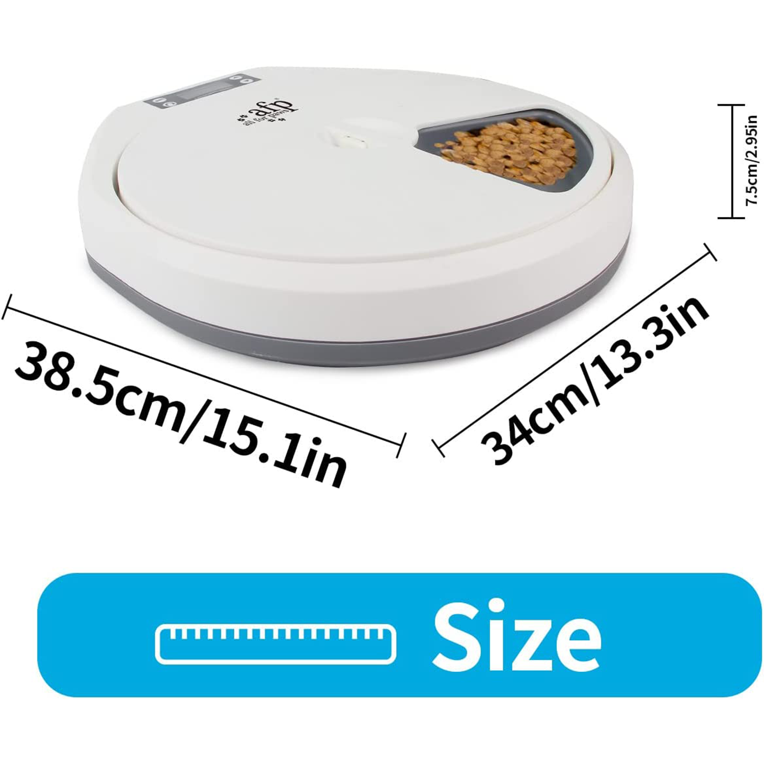 AFP 5 Meal Automatic Cat Feeder Timed Dog Dispenser Bowl afp-5-meal-automatic-cat-feeder-timed-dog-dispenser-bowl