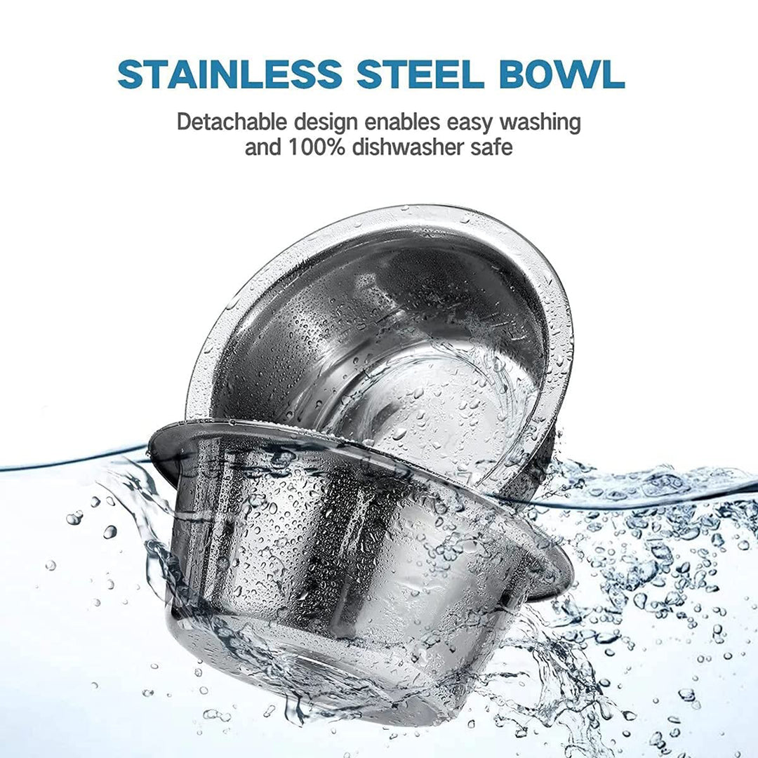 All For Paws 3 In 1 Elevated Double Diner Dog & Cat Bowls